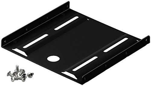 7 Stück Wentronic Festplatten Montage Set 2,5 zoll auf 3,5 zoll schwarz