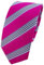 TigerTie - schmale Designer Krawatte in pink blau schwarz weiß gestreift
