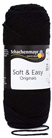 Schachenmayr Soft & Easy 9807353-00099 schwarz Handstrickgarn