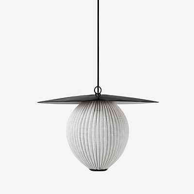 Gubi Satellite Pendelleuchte Medium, grau