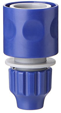 Tatay Conector Rápido Top Line para Mangueras de 9 mm, Conector a Racor Universal, Fácil Instalación, Protección Solar, Azul