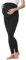 Be Mammy Legging Grossesse Femme Long Legging Maternité Confortable et Doux pour la Peau BE20-230 (Noir, XL)
