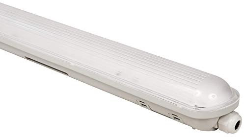 McShine - LED Feuchtraumleuchte | 55W, 150cm, neutralweiß, TÜV | IP65 Kellerleuchte für feuchte und staubige Räume