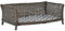 Tidyard Hundekorb/Hundebett/Hundekissen Mit KissenHundekissen für mittelgroße und große Hunde 90 x 54 x 35 cm (B x T x H),Weide + Stoff (Kissen)