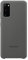 Samsung Silicone Smartphone Cover EF-PG980 für Galaxy S20 | S20 5G Handy-Hülle, Silikon, Schutz Case, stoßfest, dünn und griffig, grau - 6.2 Zoll