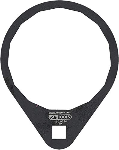 KS Tools 150.9524 Ölfilterschlüssel Ø 74,5 mm | 3/8 Zoll | 15 Flächen (für FORD EcoBoost Benzin-Motoren)