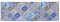 HomeLife Tappeto Cucina Antiscivolo Lavabile in Vinile 52X200 Made in Italy | Passatoia Antimacchia in PVC Interni ed Esterni Stampa Digitale Piastrelle Blu | Tappeti Runner Lungo in Gomma [200 cm]
