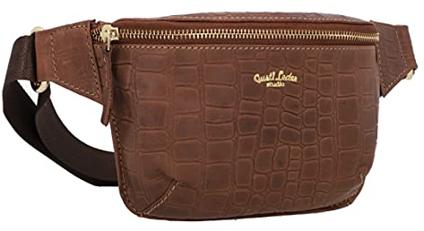 Gusti Gürteltasche Leder Norell I Bauchtasche Leder Damen & Herren I Minimalistische Hüfttasche Herren & Damen aus Echtleder mit verstellbarem Gurt