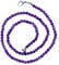 Taddart Minerals – Lila Halskette aus dem natürlichen Edelstein Amethyst mit 4 mm Kugeln und 45cm Länge – handgefertigt
