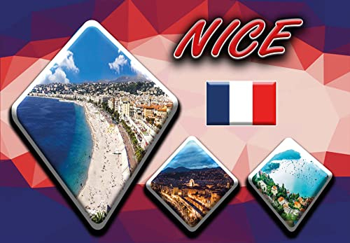 Nizza Nice Frankreich Souvenir,Kühlschrankmagnet Reiseandenken Geschenkartikel Ferien