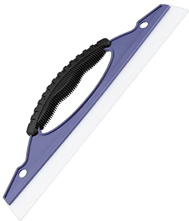 Duschabzieher Silikon, AMONENZ Dusche Abzieher, 31cm Lang Wasserabzieher, Fenster Abzieher Wischer, für Glastüren und Fenster, Fliesen, Autoscheiben