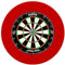 KOTO - King Pro + Dartbord Surround Rot, Dart Surround für alle Dartscheiben, Dart Auffamgring zum Schutz Ihrer Pfeile & Wände