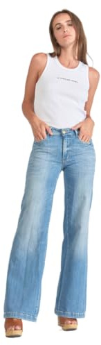 Le Temps des Cerises Axis Pulp Flare Jeans mit hoher Taille, Blau, Nr. 4