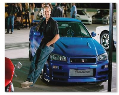 HAIDU 5D Diamond Painting Kit zum Selbermachen, Geschwindigkeit und Leidenschaft Paul Walker Filme, Mosaike, Kreuzstich, Poster, Schmuckhandwerk, Heimdekorationsgeschenke(Round Diamond) 50x60cm-37