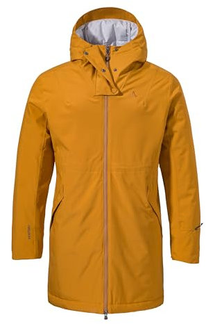 Schöffel Damen Ins Parka Style Crivat WMS, wasserdichte und atmungsaktive Winterjacke, komprimierbarer, leichter Parka mit nachhaltiger Wattierung, chai, 38