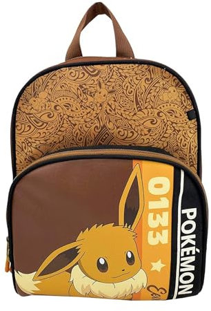 CYPBRANDS Unisex Kinder Cyp Brands-Pokémon, 30 cm, Eeve Rucksäcke, braun