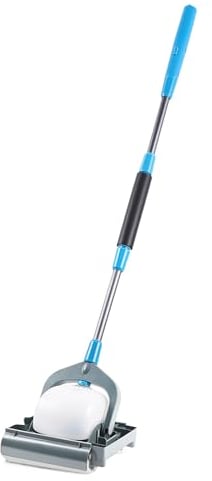 GORIFEI Automatisches Farbroller-Set, 20,3 cm Auswurf-Pinsel mit 1,2 l Fassungsvermögen, Farbeimer, enthält eine Verlängerungsstange von 66 cm bis 108 cm Farbpinselrolle zum Streichen von Wänden und