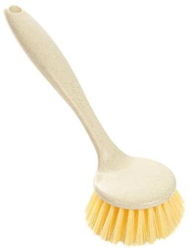 Brosse à Vaisselle à Long Manche avec Poils Doux, Brosse à Récurer de Cuisine Multifonctionnelle pour Casseroles, Comptoir