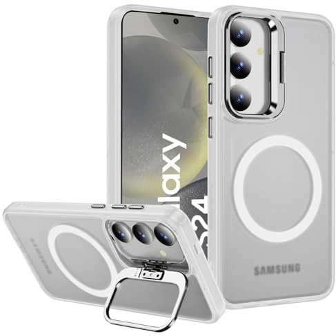 CoolGadget Magnetische Handyhülle für Samsung Galaxy S24 für MagSafe Dünn | Magnetisches Slim Case, kabelloses Laden, Soft Grip Oberfläche, kratzfest, federleicht