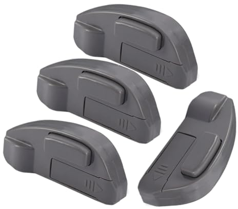 CAIONPLE 4PCS Staubsauger Laserlichter, Verdeckte Haustierhaare, Katzenhundfell, Staubanzeige LED Lampe Batterie Universal Staubsauger Ersatzteile Zubehör