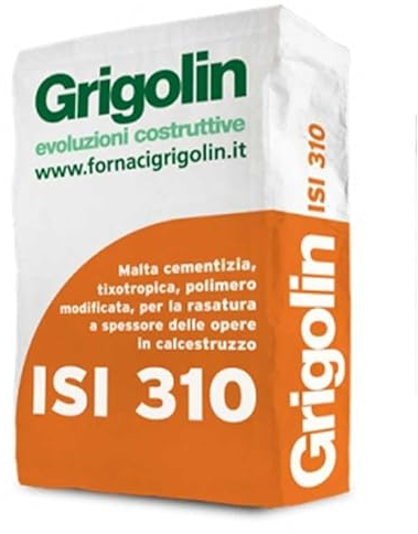 Malta cementizia per la rasatura a spessore delle opere in calcestruzzo-Isi 310
