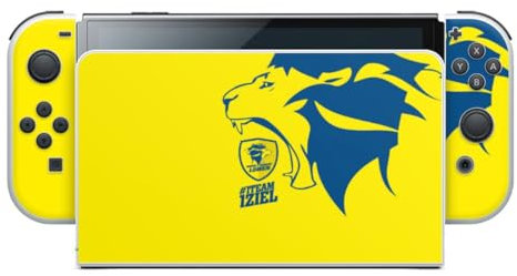 DeinDesign Skin kompatibel mit Nintendo Switch OLED Folie Sticker Rhein-Neckar-Löwen Offizielles Lizenzprodukt Handball