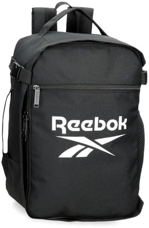 Reebok Ashland Mochila de cabina Negro 25x40x20 cms Poliéster 17L by Joumma Bags