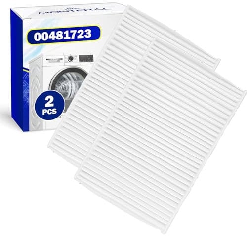 2 Pieces Tumble Dryer Filter with the Original Code 000481723 481723 Pollen Filter for Bosch for Siemens - MONTERAL