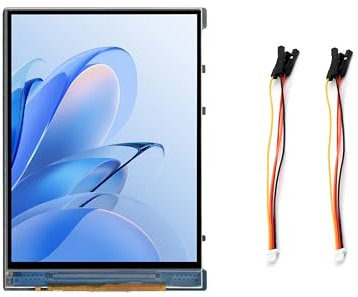 ESP32-S3 2.8inch Display Development Board, ESP32 with 2.8inch IPS LCD 480x640 Resolution, 32-bit LX7 Dual-Core Processor, SPI + RGB Interface, Supports WiFi & Bluetooth