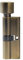 Barillet Porte D'entrée, Cylindre Serrure Cylindre de serrure de porte en alliage de Zinc ouvert simple, serrure de porte intérieure, serrure de porte en bois à noyau en laiton de 60mm70mm75mm80mm(75-