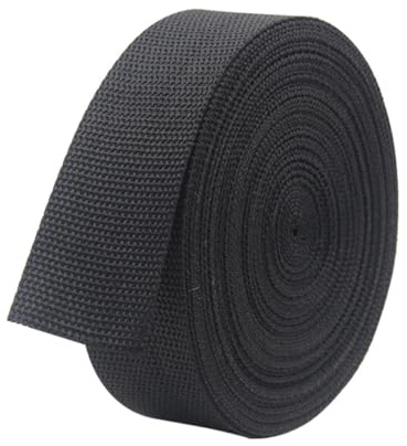 LIFKICH Ceinture de Reliure et Sangle d'Arrimage 3,8 CM Imperméable, Rouleau de 50 M pour Fixation de Plantes, Bâches et Camping, Usage Multifonction Jardin