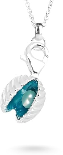 Heartbreaker Sealife Muschel-Charm I Edler Anhänger aus 925 Sterling Silber I Nickelfreier Silber-Anhänger in Goldschmiedequalität I Hochwertiger Charm für Kette & Armband I HB 131