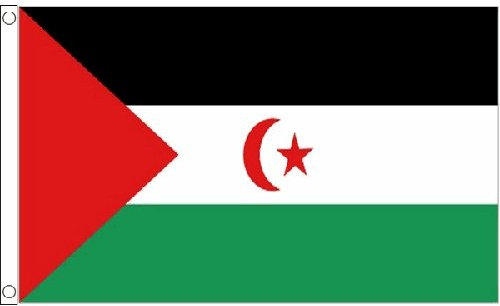 Flag Wholesaler Western Sahara Bandera, Unisex, Multicolor, Large