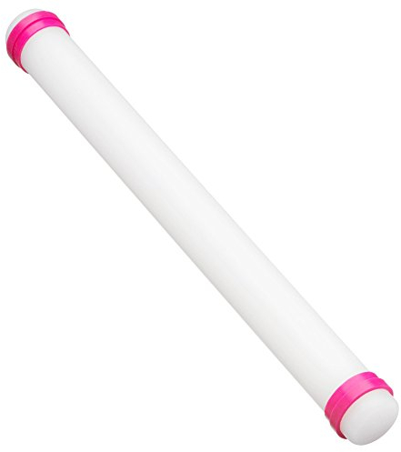 Kaiser Fondant Rouleau à pâtisserie Grand Inspiration Sweet & Style Surface Ultra 2 Paires Anneaux-Guides en Roll Largeur maximale de 45 cm