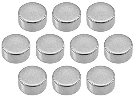 Connex Neodym-Scheibenmagnet - Ø 10 x 5 mm - 10 Stück im praktischen Set - Extra starker Magnet - 3,5 kg Haftkraft - Für Haushalt, Werkstatt & Hobby / Powermagnet / Mini-Magnet / DY7100002