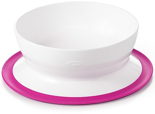 OXO Tot Stick & Stay Suction Bowl - Pink