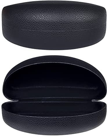 molshine Custodia Rigida per Occhiali da sole,Custodia per Occhiali da Sole e Occhiali da Sole Grandi Classici-(Nero)