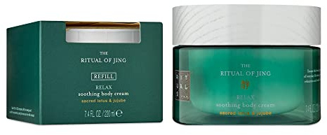 RITUALS Körpercreme Nachfüllset von The Ritual of Jing, 440 ml – Mit Heiligem Lotus & Jujube – Entspannende & Beruhigende Eigenschaften
