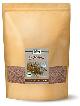 Biojoy Graines de lin BIO (2,5 kg), brunes et entières