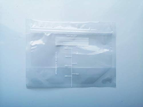 Large Pour Seal and Store Clear Self Standing RESEALABLE Fridge Freezer Bags Storage Pouches| Ideal for Liquids Soup Sauce Stews Rice etc.| Microwave and Freezer Safe (225mm x 165mm) 1L Capacity (8)