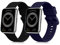kwmobile 2x Cinturino TPU Silicone Fibbia Compatibile con Huawei Watch Fit 2 Cinturino - Cinturini 14-22 cm