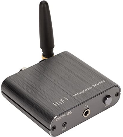 Bluetooth Receiver, Bluetooth 5.2 Music Receiver, HiFi AUX Optical Coaxial Output, Wireless Audio Adapter for Home Stereo Headphones Speakers