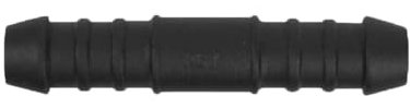 UKCable-Ties 10x Garden Barbed Connector Plastic Drip Irrigation Hose Pipe Straight Connector Joiner Black (Size: 10mm)