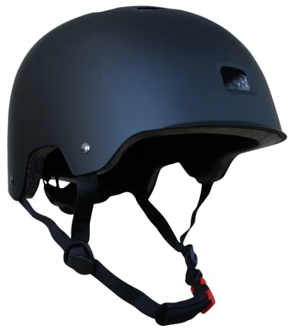 GOOFF Skatehelm - CE & NTA Zertifiziert - Skatehelm für Erwachsene und Kinder - auch als Fahrrad & S-Pedelec Helm einzetzbar (S, Schwarz)