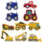 10 Stück Baufahrzeug Patch Kit,Flicken Zum AufbüGeln Kinder,Patches Zum AufbüGelnAufnäher Kinder Jungen,Gestickte Applikation zum Aufnähen,Aufbügeln für Jacken T-Shirt Jeans Backpack und alle Kleidung