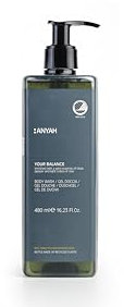 ANYAH Duschgel 480ml – Nordic Ecolabel Zertifiziert, Tiefenfeuchtigkeit für Trockene und Empfindliche Haut, Vegane Formel, Eco-Friendly Flasche aus 100% Recycled Kunststoff - Nicht Nachfüllbar