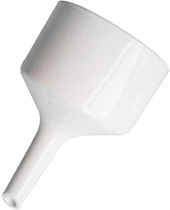 GLEAVI imbuto da laboratorio attrezzo imbuto Buchner imbuto di filtrazione da laboratorio imbuto filtrante strumento filtro buchner ceramica Brinell carta da filtro bianca