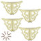 ETomey Tischbein, Möbelbeine, 4er-Set, Höhe 80 mm, for Sofas im Landhausstil, Couchtische, Schränke, Gold (Farbe: Gold) (Color : Golden)