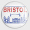 Evans1nism UK Bristol Skyline Magnete, Kühlschrank-Magnete, Whiteboard für Kühlschrank, Stadt-Souvenir, Glas, starke Magnete, Glas-Kühlschrankmagnete für Zuhause, Büro, Küche, Whiteboard, 2 Stück