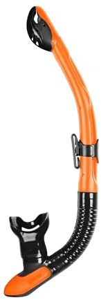 Mares Ergo Dry Trockenschnorchel Schnorchel mit Ventil (Black-orange)